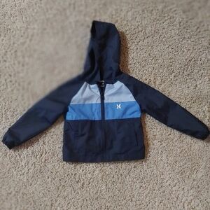 Hurley Kids Raincoat - Navy and Light Blue